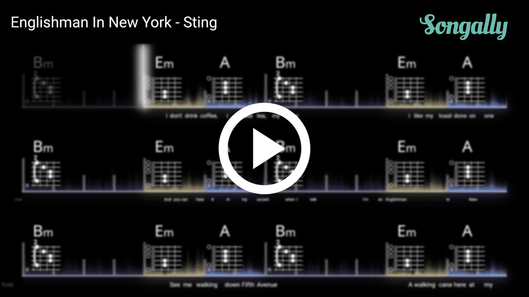 Englishman In New York Chords and Lyrics - Songally